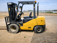 SMC 3톤 지게차 / 더블 + 3단 + 자동발 / 1250…