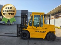 중고지게차 현대 5톤 디젤 자동발 풀옵션 상태좋음 싸게 팝니…
