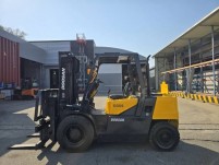 저렴! 중고지게차 두산 3.5톤 힌지드 흰지드 바가지차 디젤…